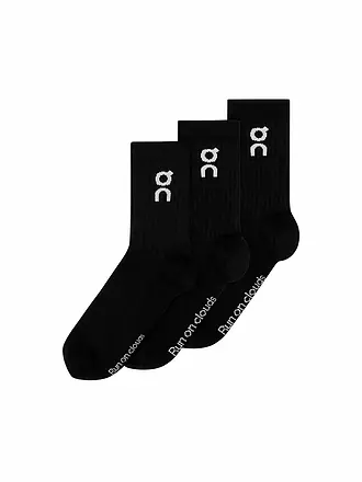 ON | Socken 3er Pkg. white | schwarz