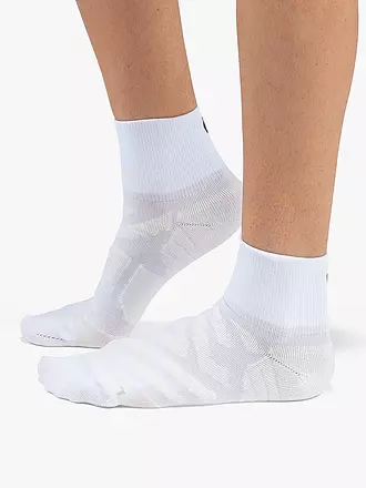 ON | Socken PERFORMANCE MID SOCK white ivory | weiss