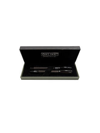 ONLINE PEN | Geschenkset - Füllhalter und Kugelschreiber Vision Carbon Black | keine Farbe