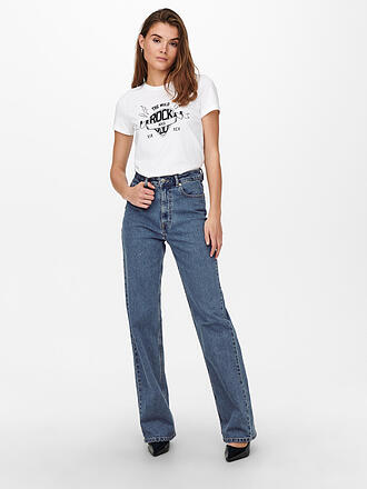 ONLY | Highwaist Jeans Wide Fit ONLCAMILLE | schwarz