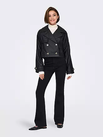 ONLY | Jacke in Lederoptik ONLAMIA | schwarz