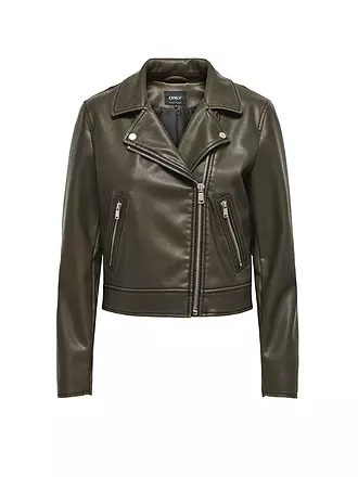 ONLY | Jacke in Lederoptik ONLRIA | schwarz