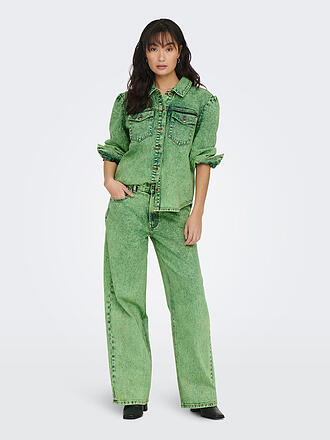 ONLY | Jeansbluse ONLCODY | hellgrün