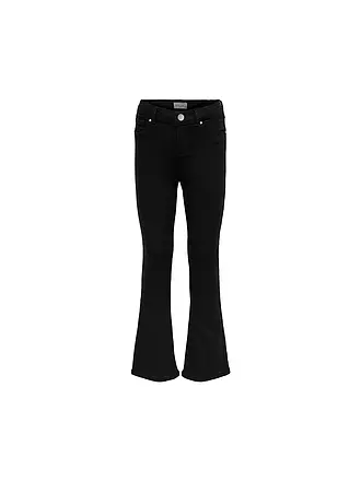 ONLY | Mädchen Jeans Flared KOGRAIN | schwarz