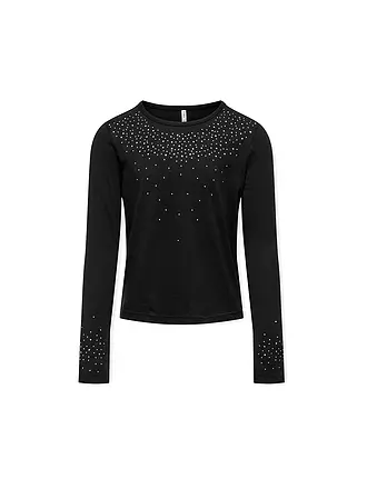 ONLY | Mädchen Langarmshirt KOGSILLE | schwarz