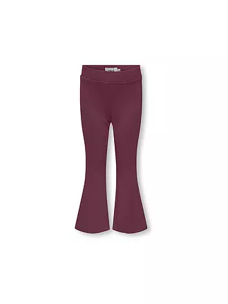 ONLY | Mädchen Leggings KMGPAIGE LIFE | dunkelrot