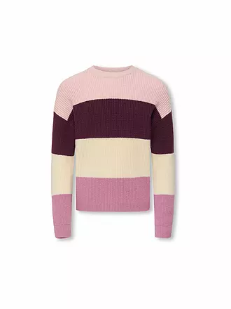 ONLY | Mädchen Pullover KMGSANDY | dunkelrot
