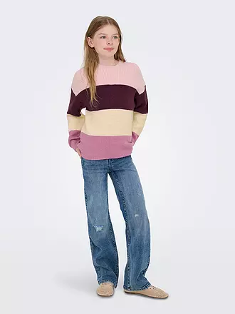 ONLY | Mädchen Pullover KMGSANDY | dunkelrot