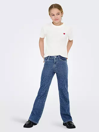 ONLY | Mädchen T-Shirt KOGMAIKEN LIFE CROPHEART | lila