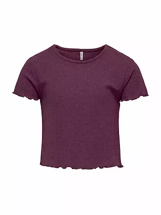ONLY | Mädchen T-Shirt KOGNELLA | dunkelrot