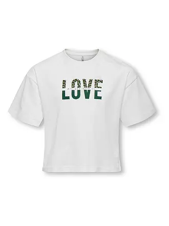 ONLY | Mädchen T-Shirt KOGTANYA | weiss