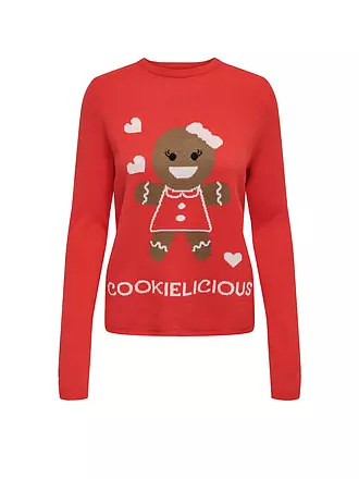 ONLY | Pullover ONLXMAS | rot