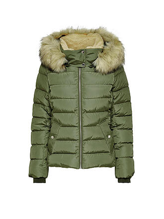ONLY | Steppjacke ONLCAMILLA | dunkelgrün