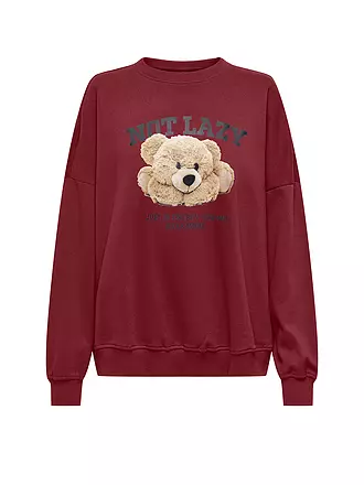 ONLY | Sweater ONLBILA | dunkelrot