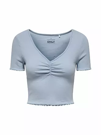 ONLY | T-Shirt Cropped Fit ONLBETTY | hellblau