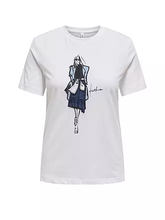 ONLY | T-Shirt ONLEMMA | weiss