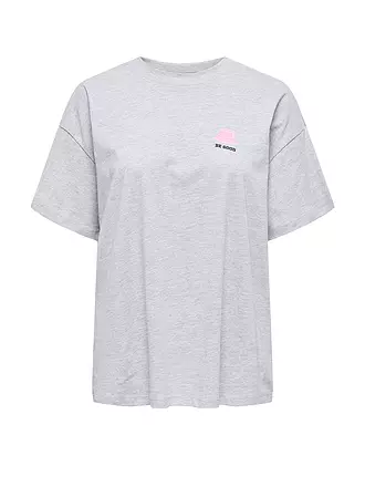 ONLY | T-Shirt ONLVIVVI | hellgrau