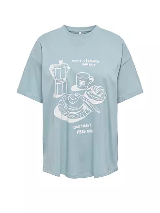 ONLY | T-Shirt ONLVIVVI | hellblau