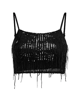 ONLY | Top Cropped Fit ONLSPACY | schwarz