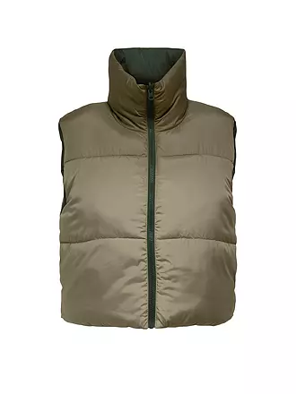 ONLY | Wendesteppgilet Cropped Fit ONLRICKY | beige