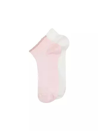 OOLEY | Socken 2er Pkg. ELEGANT S. Rose/White | hellgrün