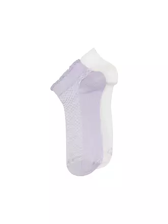 OOLEY | Socken 2er Pkg. ELEGANT S. Rose/White | lila