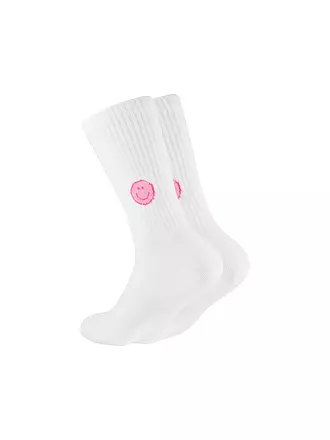 OOLEY | Socken ICON  glitter love red | weiss