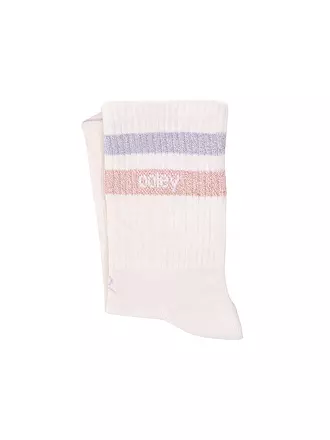 OOLEY | Socken STREETMOOD weiss / lemon | weiss