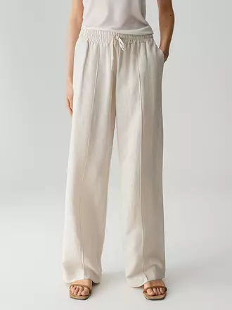 OPUS PANTS | Marlenehose MALOTTA NATURAL | creme