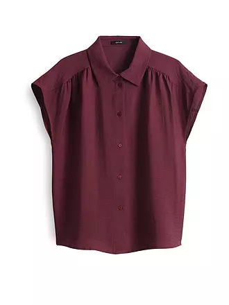 OPUS | Bluse FAIRI | dunkelrot