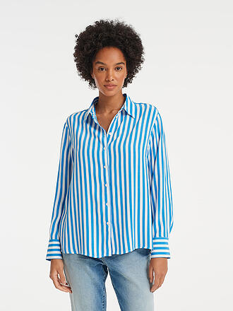 OPUS | Bluse FAMILA | blau
