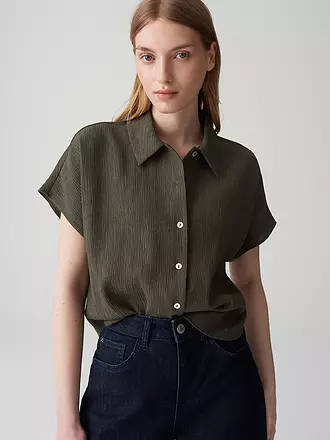 OPUS | Bluse FASINGA | dunkelgrün