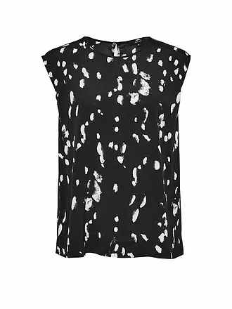 OPUS | Bluse FOMONI GROOVE | schwarz
