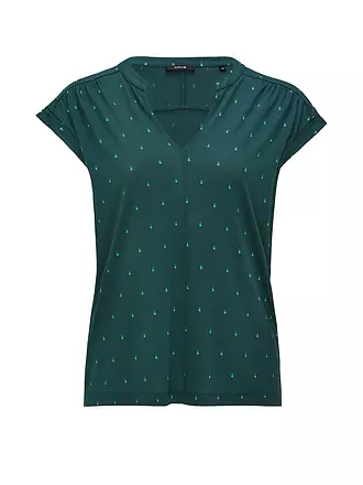 OPUS | Bluse SANDI DOTSY | petrol