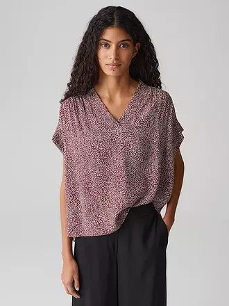 OPUS | Blusenshirt FILVA MINIMAL | beere