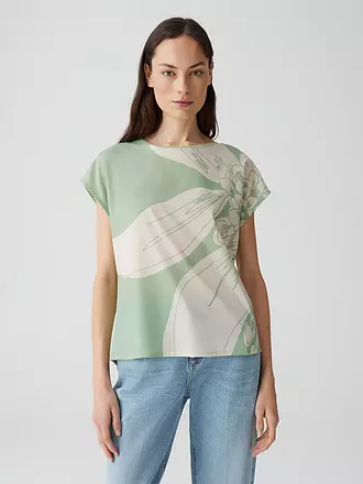 OPUS | Blusenshirt SAMELIE PRINT | grün