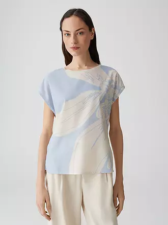 OPUS | Blusenshirt SAMELIE PRINT | hellblau
