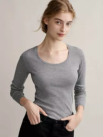 OPUS | Langarmshirt SORANA | schwarz