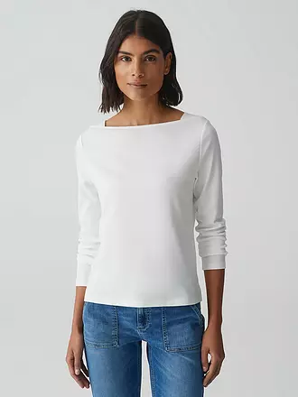 OPUS | Langarmshirt SUBDA | creme