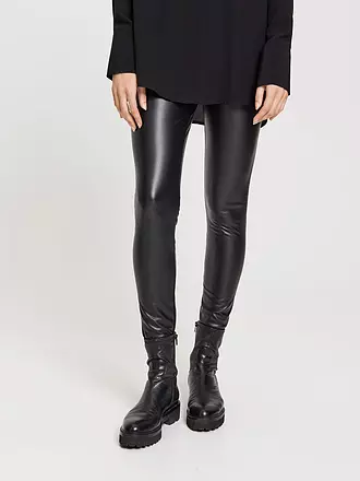 OPUS | Legging in Lederoptik ELYSSA | schwarz