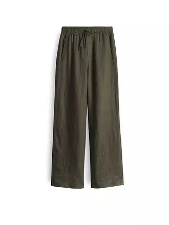 OPUS | Leinenhose MILENI | olive