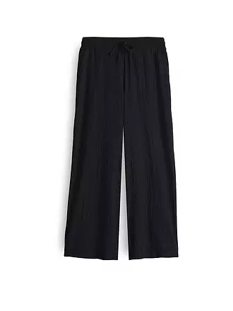 OPUS | Marlenehose MILENI CRINKLE | schwarz