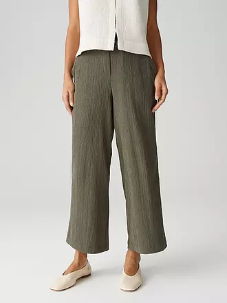 OPUS | Marlenehose MILENI CRINKLE | schwarz