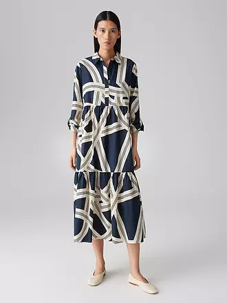 OPUS | Midikleid WERANO LANE | dunkelblau