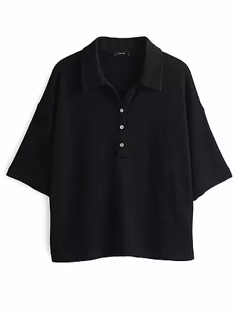 OPUS | Poloshirt SILKAS | schwarz