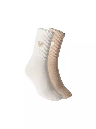 OPUS | Socken YENNIS LOVE 2er Pkg. milk | creme