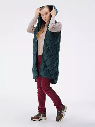 OPUS | Steppgilet WIAMANT | dunkelgrün
