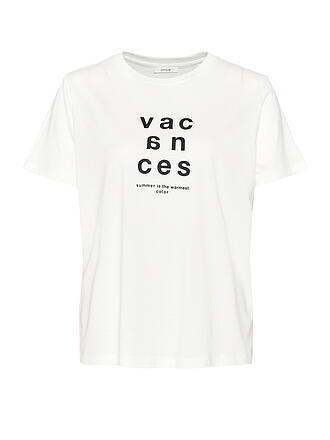 OPUS | T-Shirt SACANZA PRINT | creme