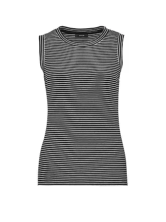 OPUS | Top INDRANY FINE STRIPE | schwarz