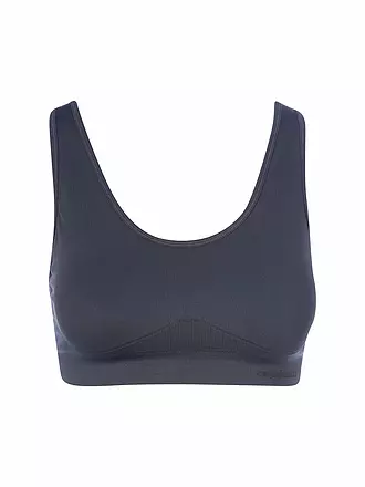 ORGANIC BASICS | Active Workout BH dusty blue | schwarz